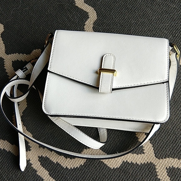 forever 21 white bag